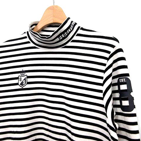パーリーゲイツ PEARLY GATES ロンT ハイネック ボーダー カットソー T 