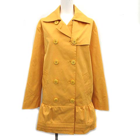 モスキーノ Moschino トレンチコート ダブル I40 黄色 イエロー Kh レディース 081 ベクトルパーク