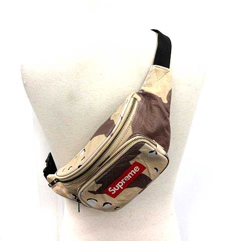 シュプリーム 17SS Waist Bag ボックスロゴナイロンウエストバッグ  
