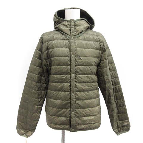 マーモット MARMOT BEAMS ダウンジャケット フード ナイロン S カーキ 