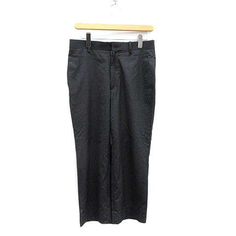 オーラリー Auralee 19ss パンツ スラックス Wool Silk Tropical Slacks ウール 麻混 リネン混 3 チャコールグレー Mf13 メンズ 081 ベクトルパーク