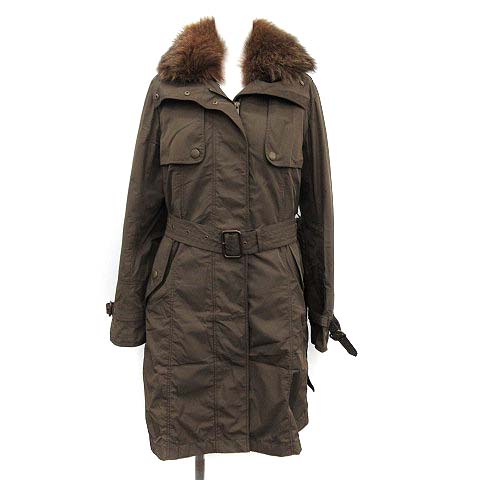 BURBERRY LONDON バーバリー 中綿コート 40 ブラウン40