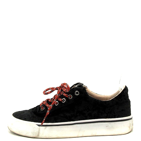 ディーゼル DIESEL スニーカー ローカット ベロア レースアップ 23cm  