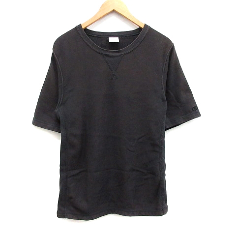 チャンピオン Champion Reverse Weave リバースウィーブ カットソー スウェット 半袖 S 黒 ブラック Ad42 メンズ 081 ベクトルパーク