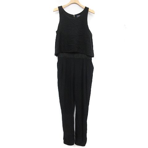 Louren ブラックオールインワン・サロペット