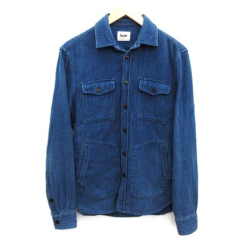 アクネ Acne Ryan Indigo シャツ デニム 長袖 46 インディゴ Kh メンズ 081 ベクトルパーク アクネ Acne Ryan Indigo シャツ デニム 長袖 46 インディゴ Kh メンズ 081 ベクトルパーク