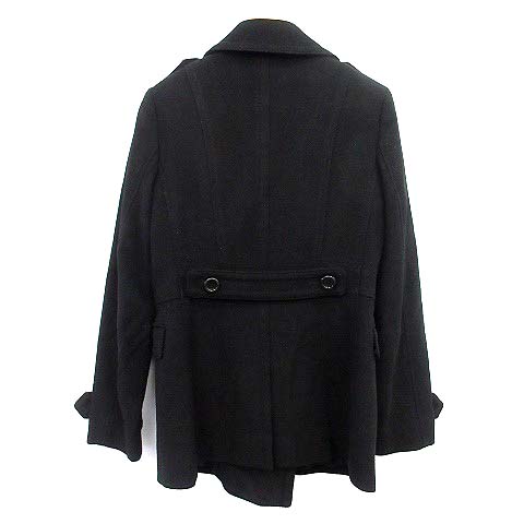 バーバリー ロンドン BURBERRY LONDON ピーコート Pコート ウール 38 