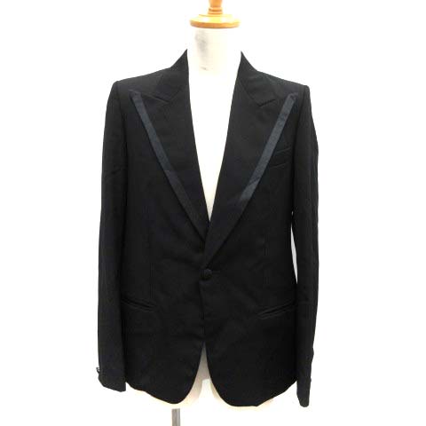 ポール ジョー Paul Joe ジャケット テーラード M 黒 ブラック Tk メンズ 081 ベクトルパーク