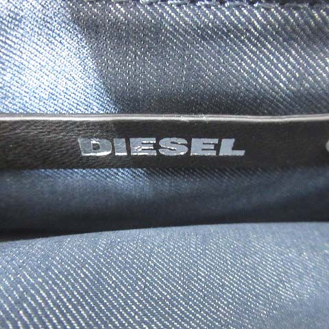 ディーゼル DIESEL ショルダーバッグ LE-ZIPPER チェーン レザー 黒