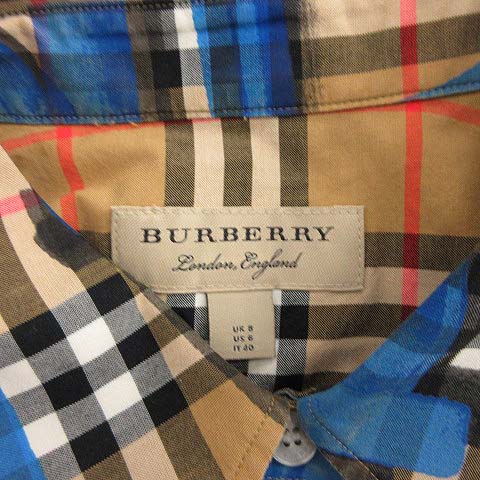 バーバリー BURBERRY 18AW シャツ Graffiti Print Vintage Check Shirt 