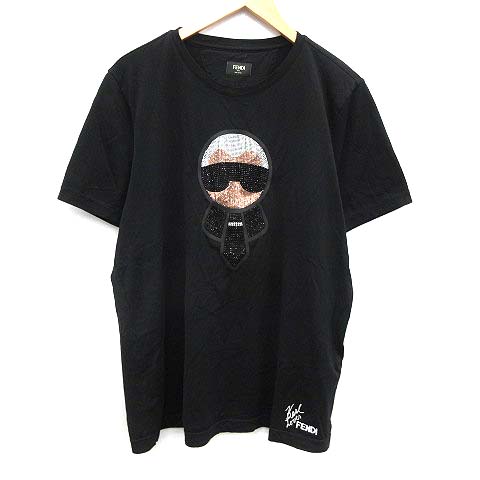 フェンディ FENDI カールラガーフェルド Karl Loves Fendi Tシャツ 