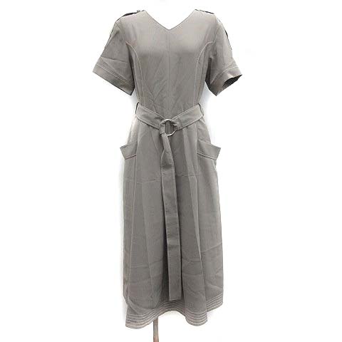 ルシェルブルー Le Ciel Bleu 19ss ワンピース ロング ミモレ Stitch Work Flare Dress S 36 グレー Mf17 レディース 081 ベクトルパーク ルシェルブルー Le Ciel Bleu 19ss ワンピース ロング ミモレ Stitch Work Flare Dress S 36 グレー Mf17 レディース 081 ベクトルパーク
