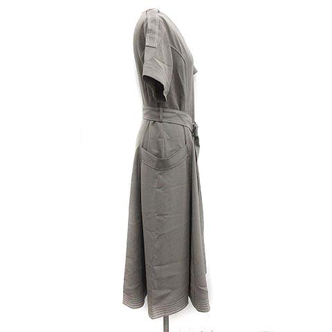 ルシェルブルー Le Ciel Bleu 19ss ワンピース ロング ミモレ Stitch Work Flare Dress S 36 グレー Mf17 レディース 081 ベクトルパーク ルシェルブルー Le Ciel Bleu 19ss ワンピース ロング ミモレ Stitch Work Flare Dress S 36 グレー Mf17 レディース 081 ベクトルパーク