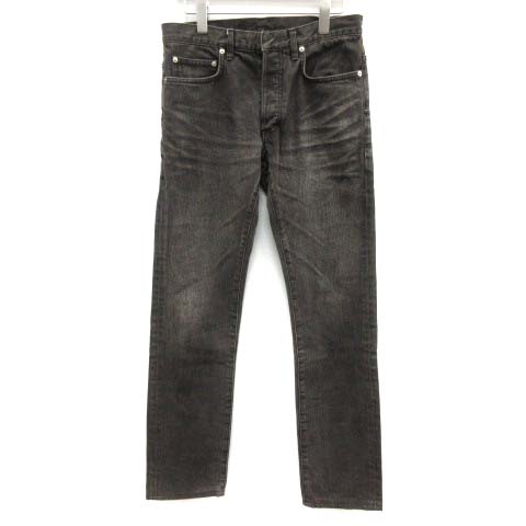 ディオールオム Dior HOMME 29 デニムパンツ ジーンズ USED加工 黒 