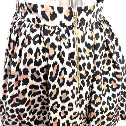 ケイトスペード KATE SPADE スカート ミニ レオパード ヒョウ柄 4  