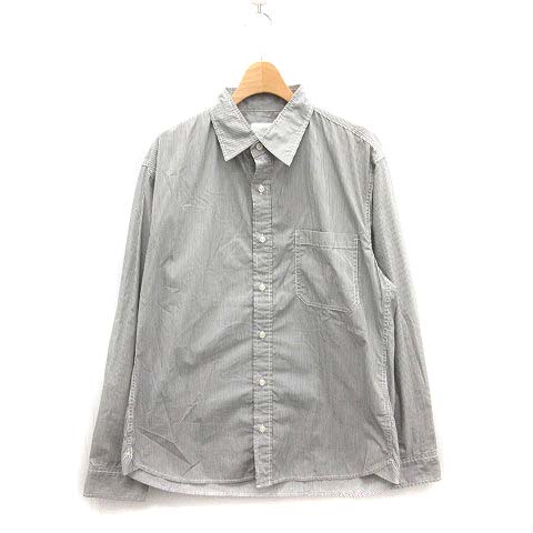 ザノースフェイス The North Face シャツ 長袖 ストライプ Xl グレー Mf12 メンズ 081 ベクトルパーク