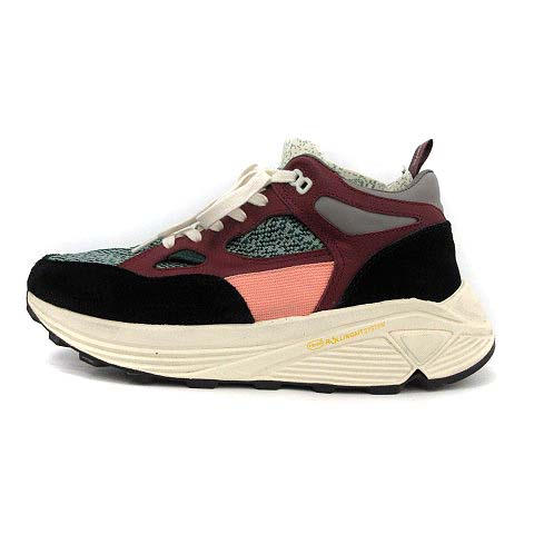 ブランドブラック Brandblack スニーカー スエード レザー 厚底 24 5cm 緑 黒 ボルドー Kh レディース 081 ベクトルパーク