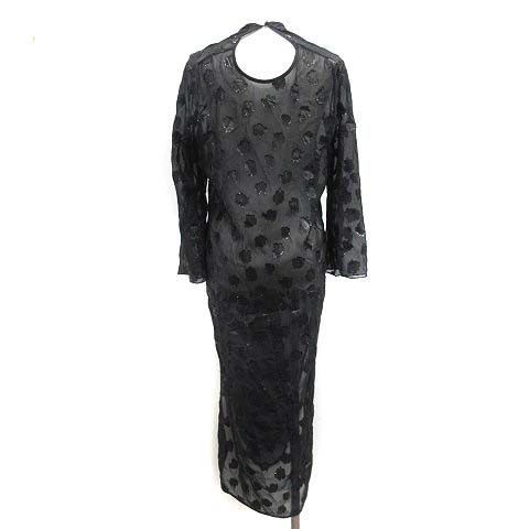 マメクロゴウチ Mame Kurogouchi ss ワンピース ロング マキシ 長袖 Film Jacquard Shine I Line Dress シースル シアー 1 黒 ブラック Mf40 レディース 081 ベクトルパーク マメクロゴウチ Mame Kurogouchi ss ワンピース ロング マキシ 長袖 Film Jacquard Shine I Line Dress シースル シアー 1 黒 ブラック Mf40 レディース 081 ベクトルパーク