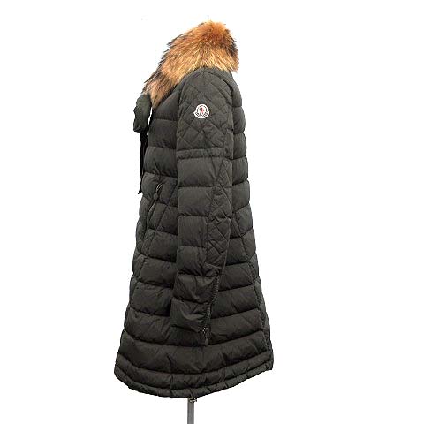 モンクレール MONCLER S サカイ MAYUKO ダウンコート ロング ラクーン