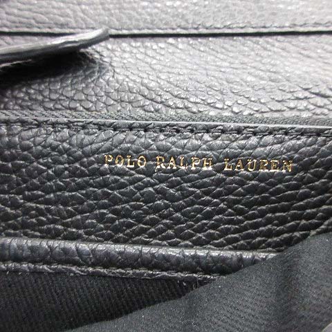 ポロ ラルフローレン Polo Ralph Lauren バッグ リュック デイパック 巾着型 オールレザー 黒 ブラック Kh レディース 081 ベクトルパーク