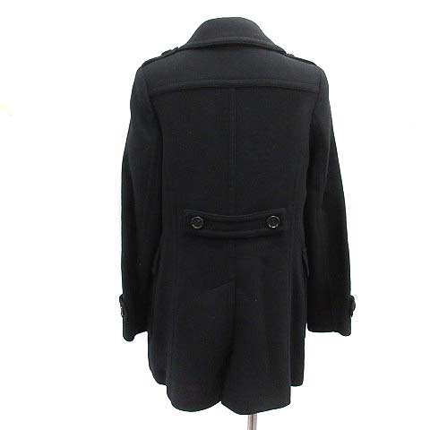 バーバリー ロンドン BURBERRY LONDON ピーコート Pコート ウール 38