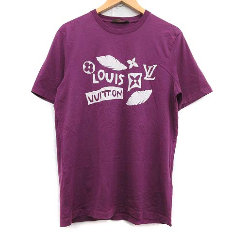 ルイヴィトン LOUIS VUITTON Tシャツ カットソー モノグラム&フェザー 