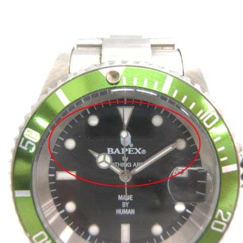 アベイシングエイプ A BATHING APE 腕時計 BAPEX サルマリーナ