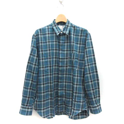 コムデギャルソンシャツ Comme Des Garcons Shirt Xs シャツ 長袖 チェック タータンチェック 青緑 ブルー グリーン Tk メンズ 081 ベクトルパーク