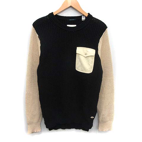 スコッチ ソーダ Scotch Soda ローゲージ サマーニット プルオーバー Sea You セーター 長袖 バイカラー S 紺 アイボリー Kh メンズ 081 ベクトルパーク