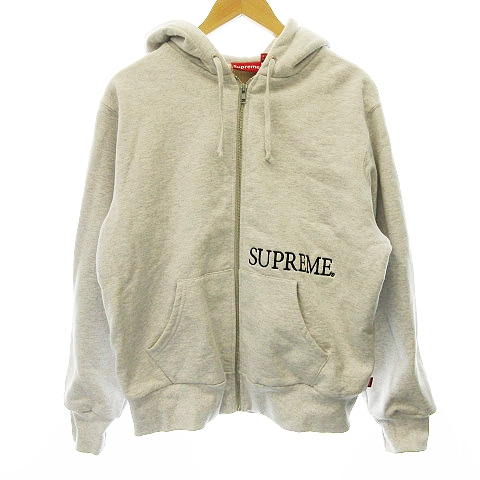 シュプリーム SUPREME パーカー ジップアップ フード コットン 