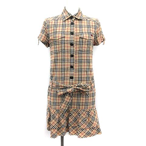 バーバリーブルーレーベル BURBERRY BLUE LABEL シャツワンピース ミニ  