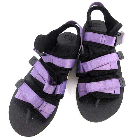 スイコック Suicoke サンダル ベルクロ ストラップ 10 紫 パープル ブラック 黒 G メンズ 081 ベクトルパーク
