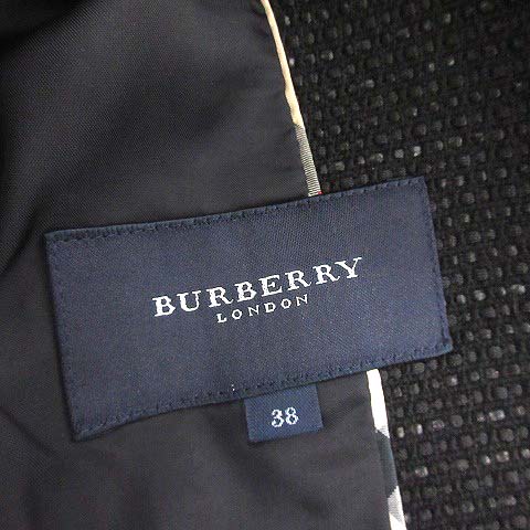 バーバリー ロンドン BURBERRY LONDON スーツ セットアップ ノーカラー  