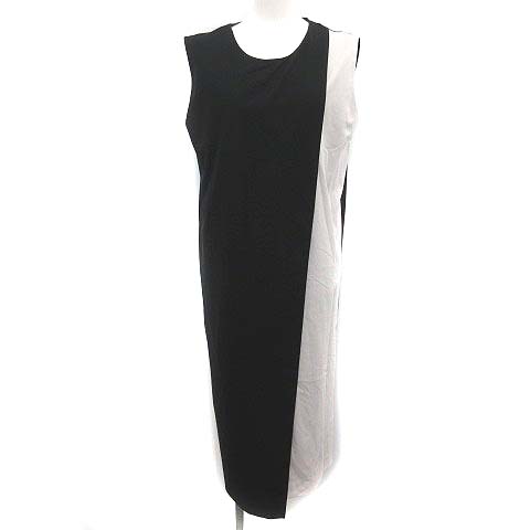 ポールスミス Paul Smith Ps 19aw ワンピース ロング ノースリーブ M 黒 グレー Ym レディース 081 ベクトルパーク