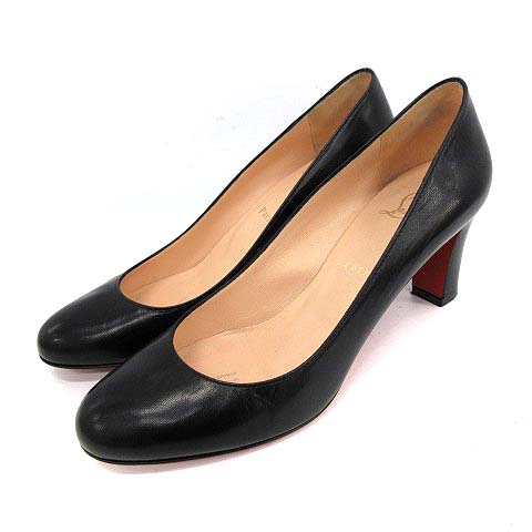 クリスチャンルブタン Christian louboutin パンプス チャンキーヒール 