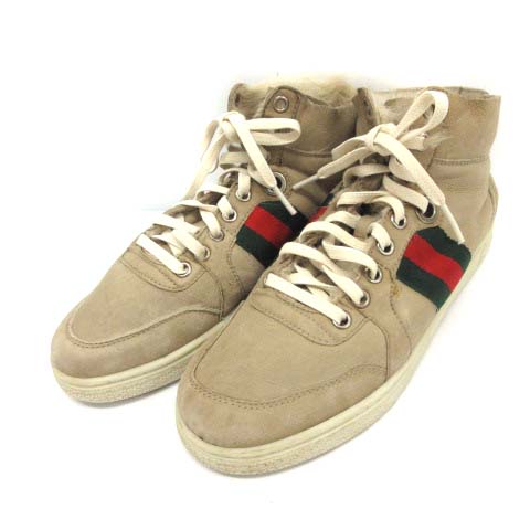 グッチ GUCCI スニーカー シューズ シェリーライン ハイカット ボア 