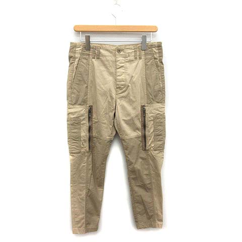 5351プールオム 5351 Pour Les Hommes モールスキン 切り替 えテーパード カーゴパンツ コットン 44 ベージュ Mf37 メンズ 081 ベクトルパーク
