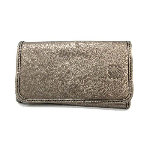 ロエベ Loewe キーケース 三つ折り 6連 レザー グレー Kh メンズ レディース 081 ベクトルパーク