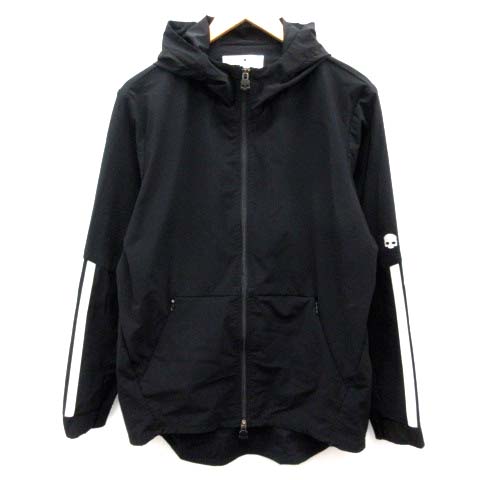 ハイドロゲン HYDROGEN GOLF M パーカー ジップアップ スカル 黒 
