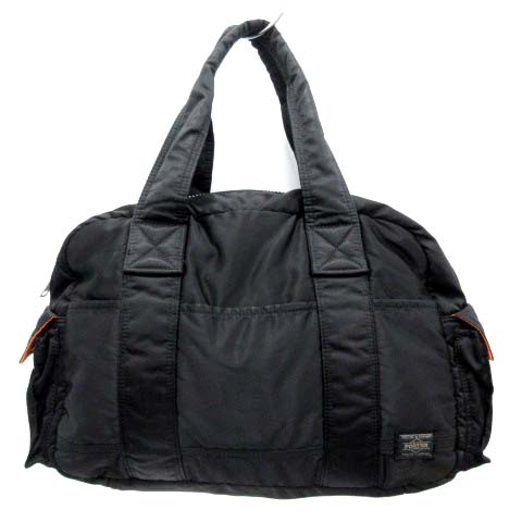 PORTER ポーター☆TANKER タンカー ボストンバッグ黒Lトートリュック 