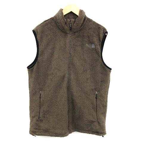 ザノースフェイス The North Face フリースベスト Versa Air Plain Vest ジップアップ スタンドカラー Xl 茶 ブラウン Na Kh メンズ 081 ベクトルパーク
