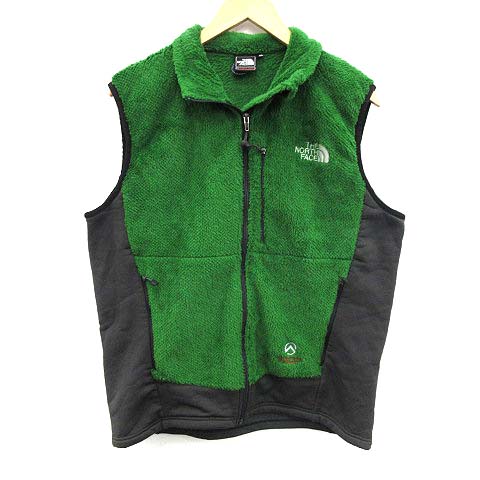 ザノースフェイス The North Face フリースベスト Versa Air Vest ジップアップ スタンドカラー サミットシリーズ Xl 緑 グレー Na Kh メンズ 081 ベクトルパーク