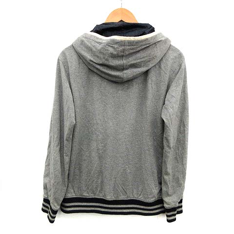 【バーバリーブラックレーベル】パーカー　黒 ・グレー（リバーシブル） バーバリーブラックレーベル BURBERRY BLACK LABEL パーカー