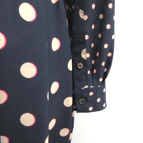 ポールスミス ブラック Paul Smith BLACK 42 シャツワンピース ドット 
