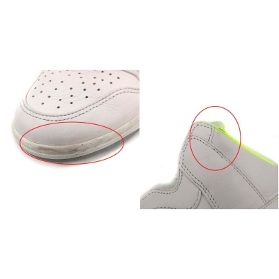 ナイキ NIKE sacai スニーカー WMNS DUNK LUX SP ハイカット 26.0cm 白  