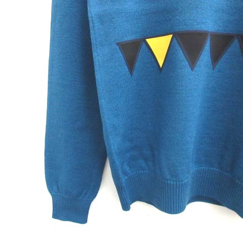 FENDI モンスター　ニット　セーター　46 フェンディ FENDI 46 S ニット セーター モンスター クルー