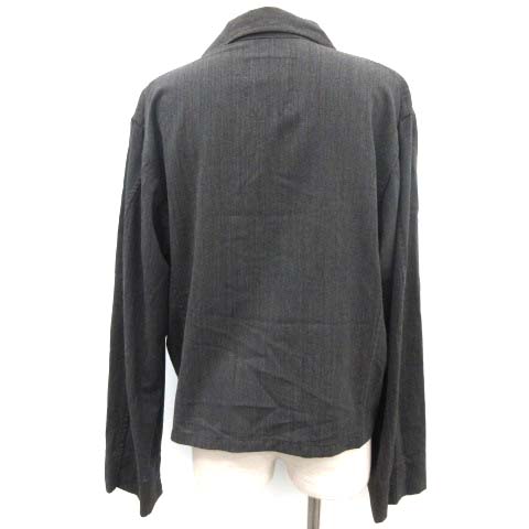 ワイズ Y S ヨウジヤマモト 4 Xl シャツジャケット ウール 薄手 グレー Ek レディース 081 ベクトルパーク