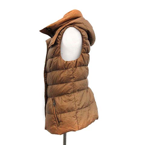 BURBERRY LONDON ダウンベスト フード44 大きいサイズ　美品 バーバリー ロンドン BURBERRY LONDON ダウンベスト フード 裏地