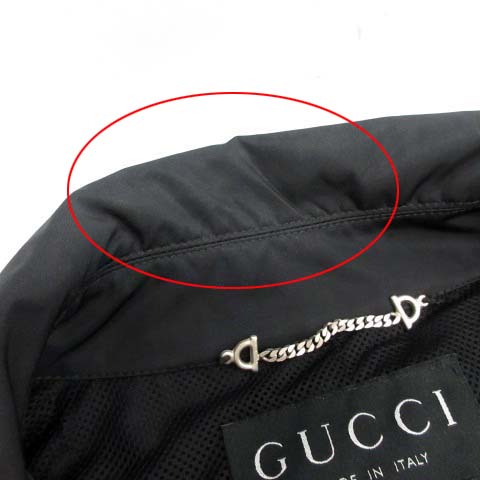 GUCCI グッチ　ジャケット　黒　サイズ42 様用】GUCCI GGパターン ジャケット 黒 メンズsize42 グッチ
