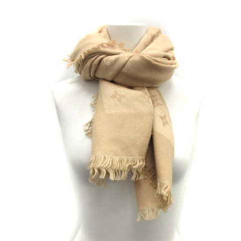 ルイヴィトン LOUIS VUITTON スカーフ ストール モノグラム シルク  